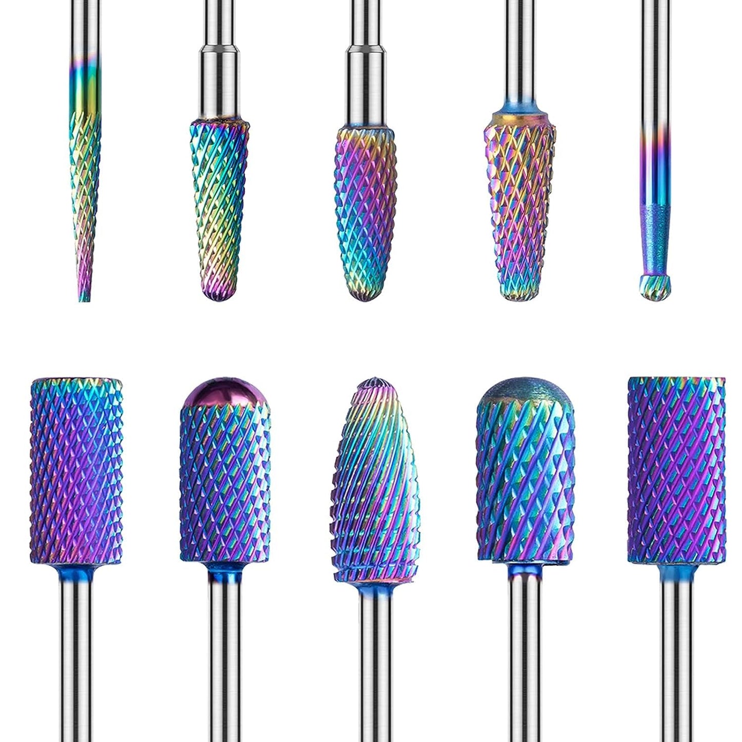 Nail Drill Bits Holder - 12-Hole Acrylic Organizer for Salon & Home | Sturdy Rectangular Design