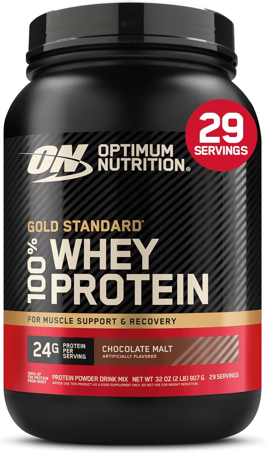 Optimum Nutrition Whey Protein Powder - Double Rich Chocolate Flavor | 1.98 lb Size
