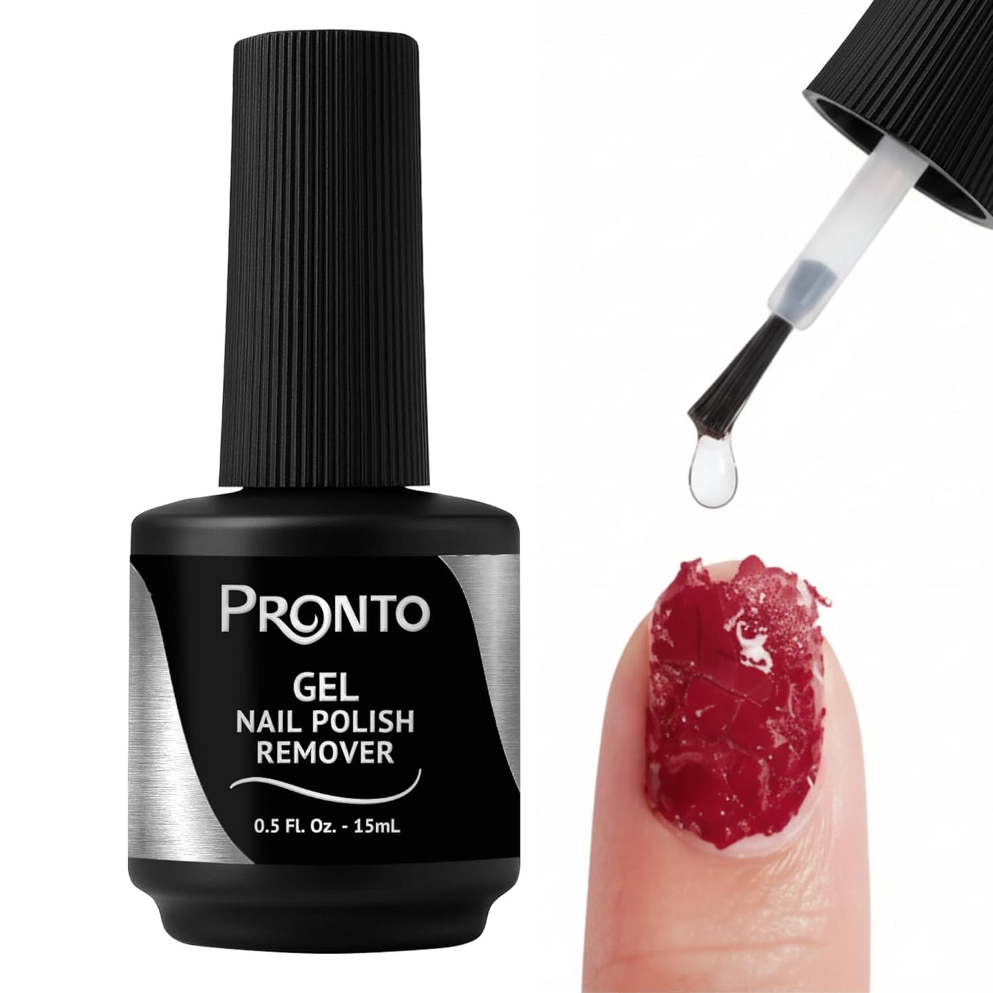 Acetone Gel Nail Polish Remover - Effective Gel & Acrylic Removal | 8 Fl Oz