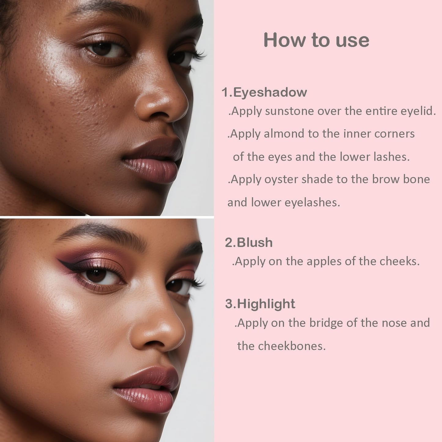 Best of The Baked Makeup Palette,Highly Pigmented, Long-Wearing,7Colors Full Size Baked Palette Includes 1Bronzer, 1Blush, 2Highlighters and 3Eyeshadows,Travel-Friendly Baking Makeup,Gifts for Girls.