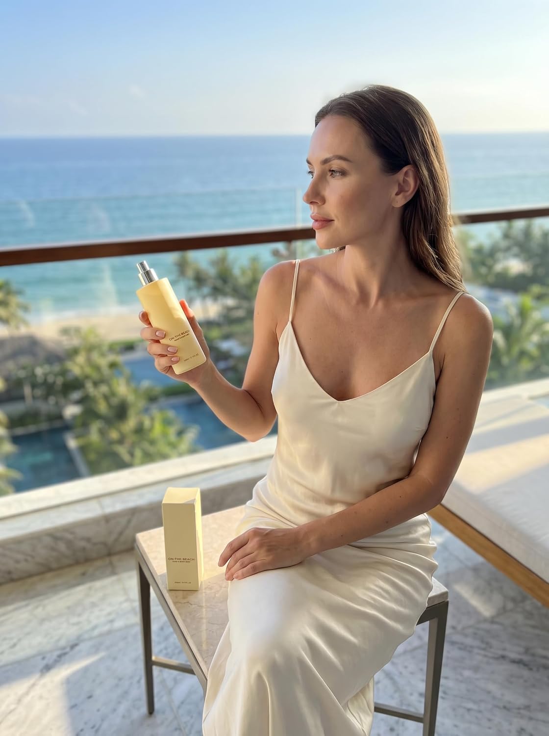 Beach Fragrance Spray - Natural Vanilla & Ocean Scent | Portable Non-Sticky Mist for Hair & Body (1)