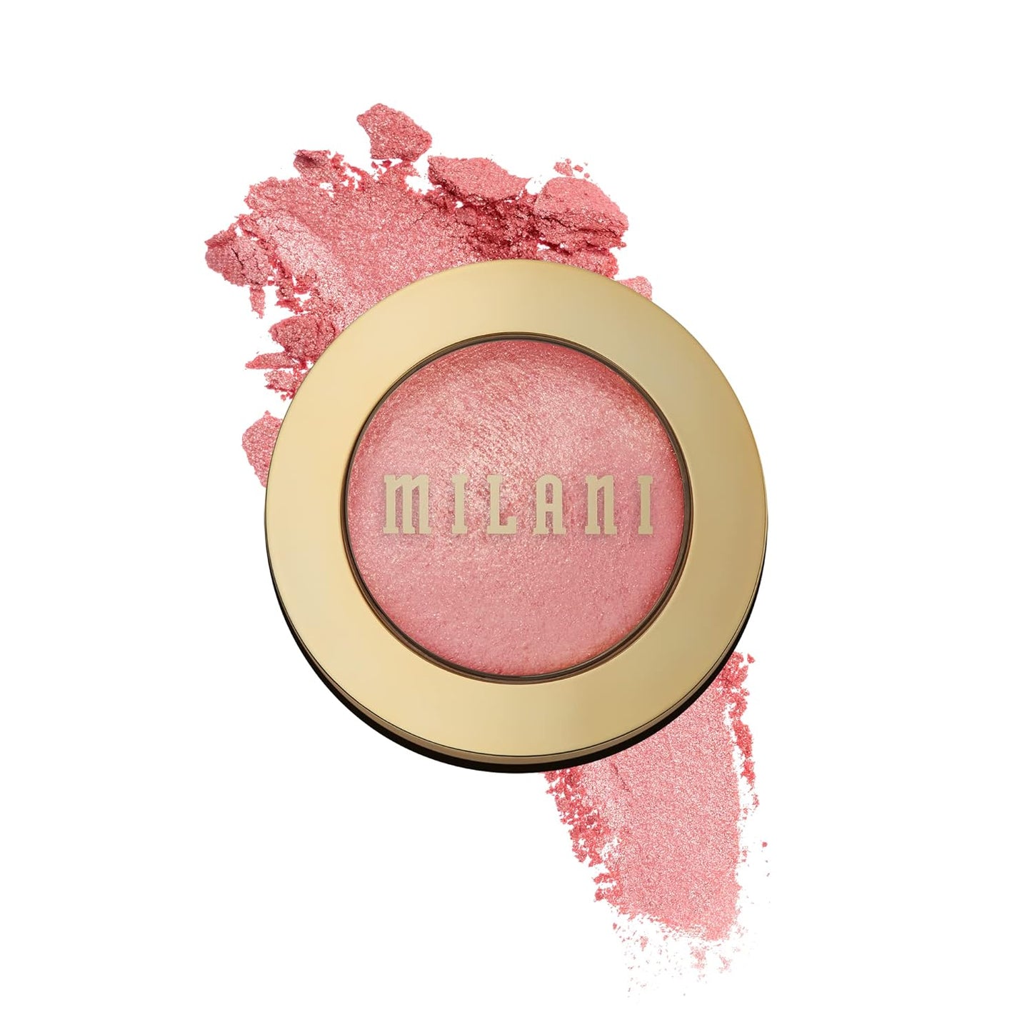 Milani Baked Blush - Cruelty-Free Powder Blush for Cheeks | Shape, Contour & Highlight - Dolce Pink