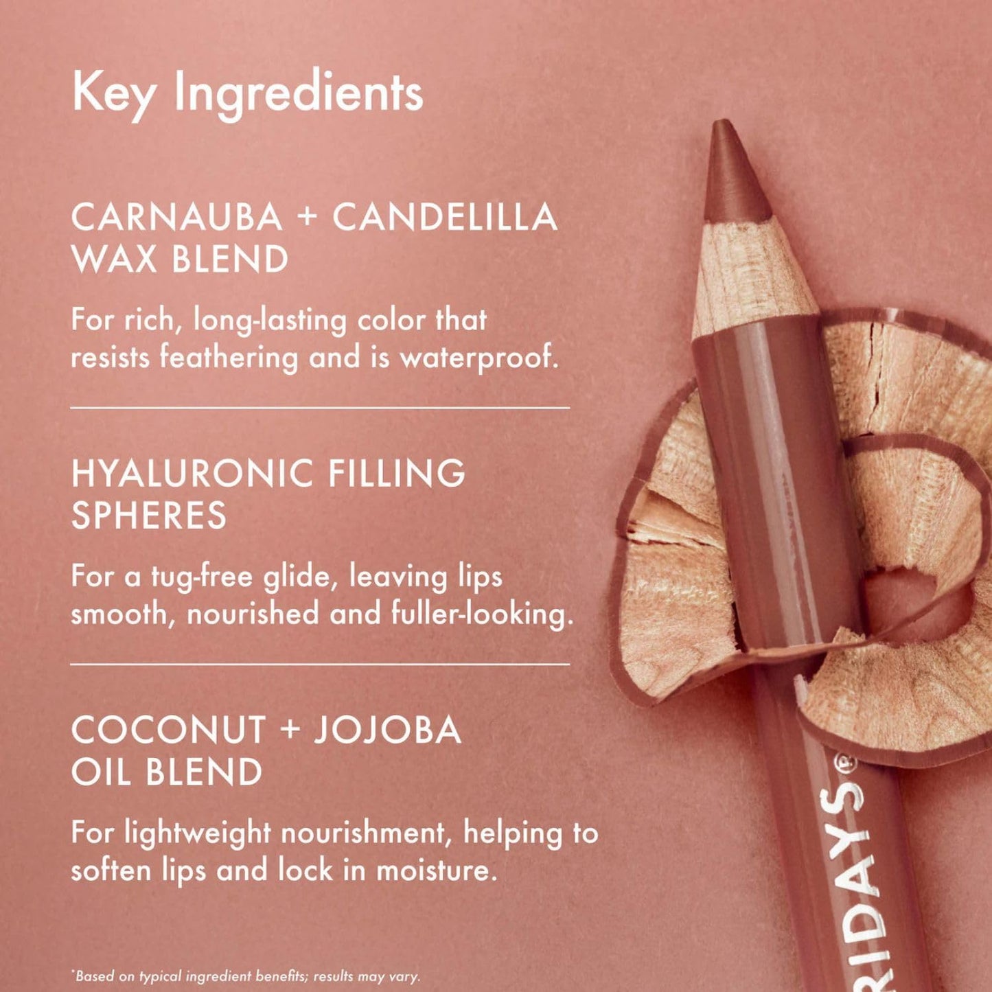 SoftLine Lip Liner Pencil - Creamy Matte Lip Definition with Hyaluronic Acid & Jojoba Oil | Cinnamon (1.02 g)