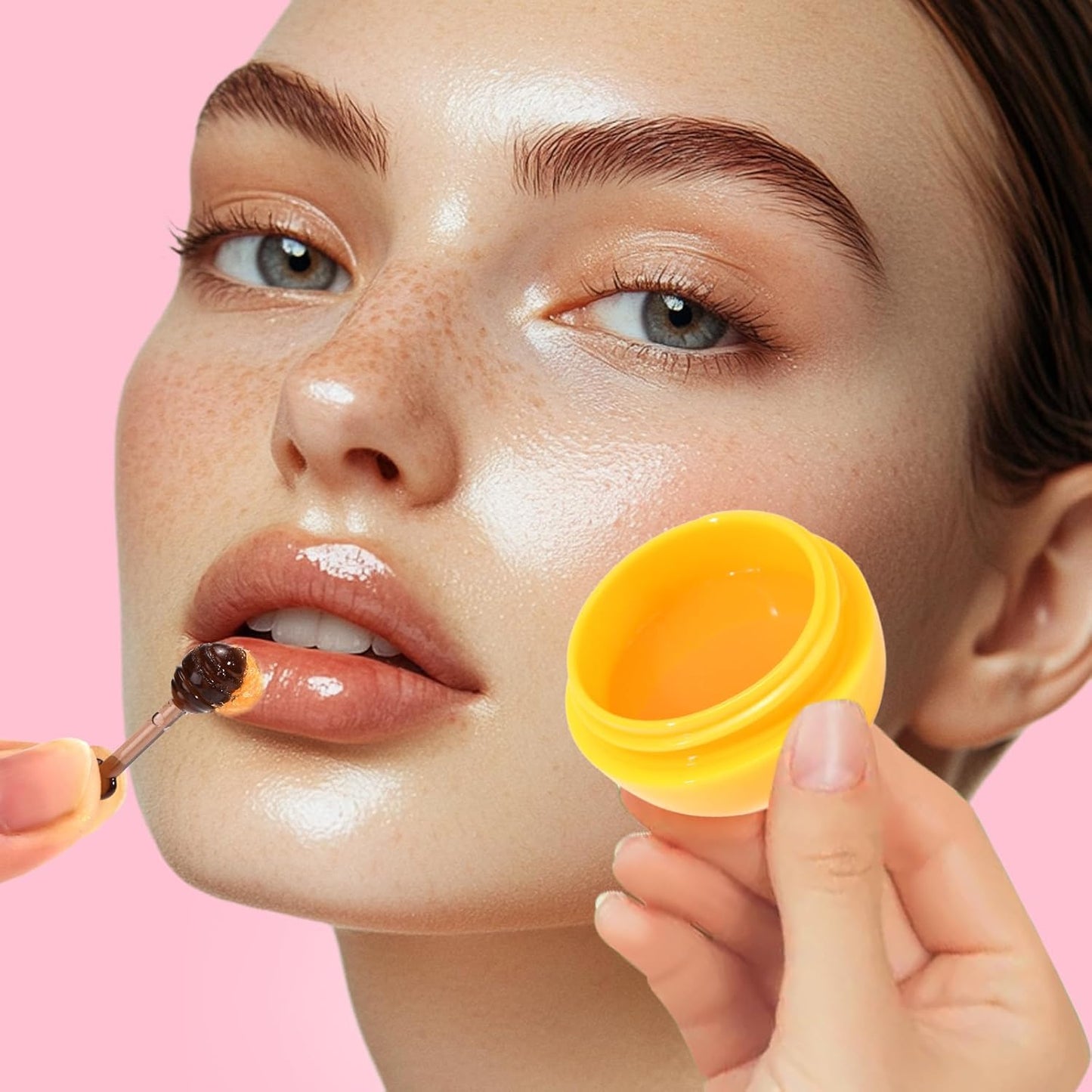 Bee Lip Balm Set - 8 PCS Fruit Flavored Moisturizing Lip Masks | Perfect Gift for Women, Easter & Mother's Day