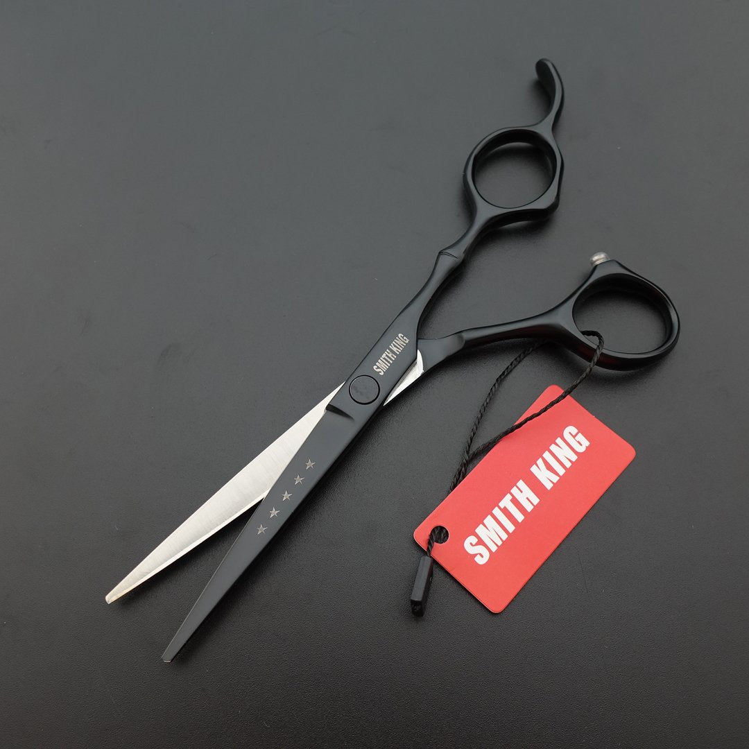 Professional Hair Cutting & Thinning Scissors Set - 6.0 Inches | Black Razor Edge