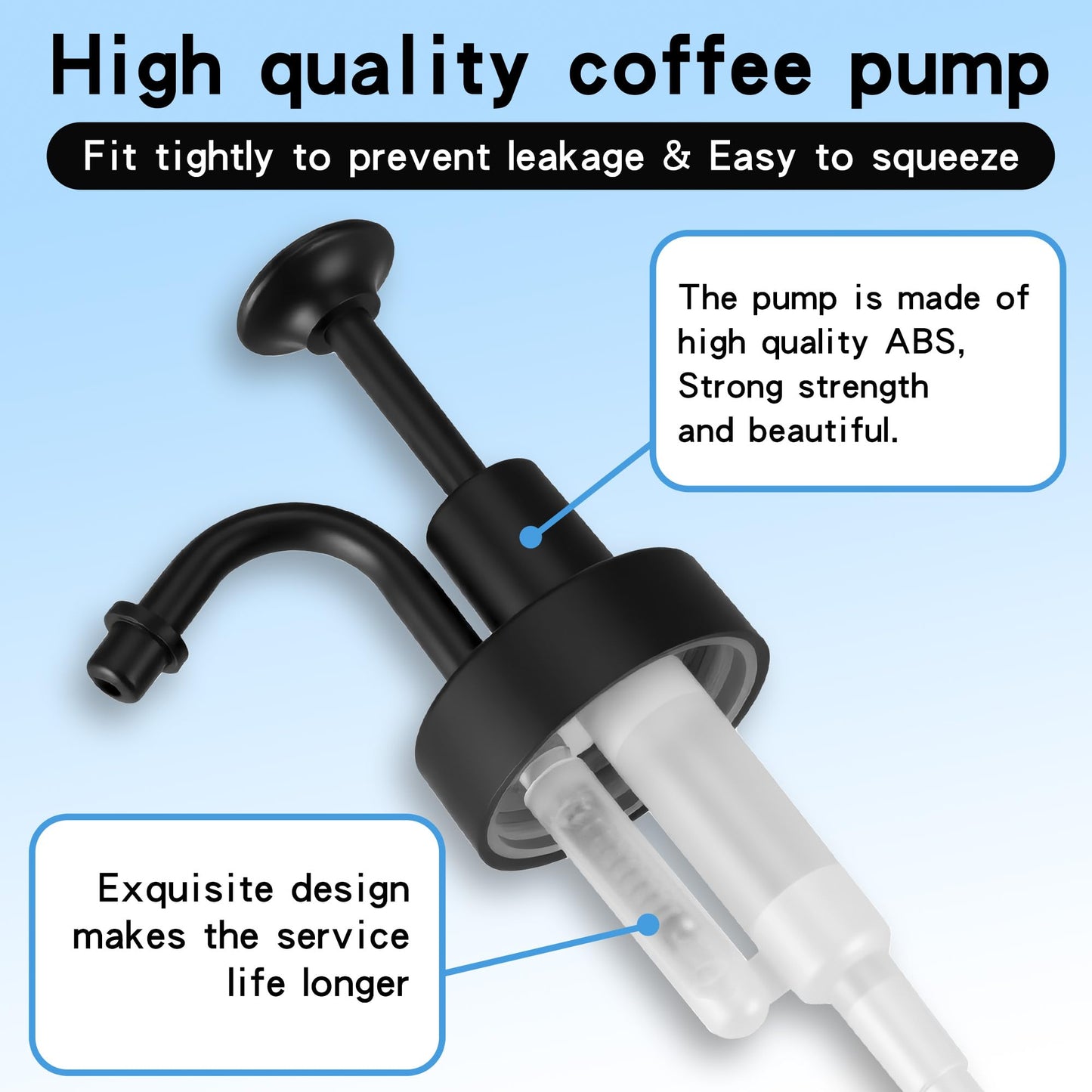 Soap Dispensers Pump Replacement, Made of ABS Material 1.3 in (33 mm) Neck Bottles for Lotion & Soap Pump Heads (Black)