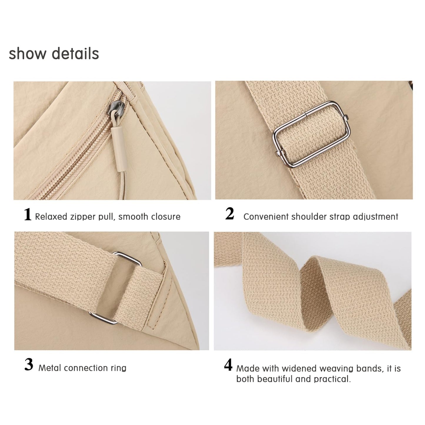 Crossbody Bags for Women Men Trendy Sling Bag Backpack Casual Chest Bag black
