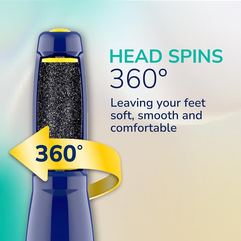 Dr. Scholl's Callus Remover - Electric Foot File for Effortless Hard Skin Removal | Travel-Friendly, Smooth Skin in Minutes