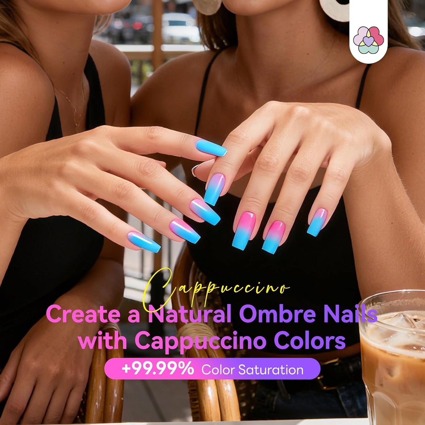 SAVILAND Airbrush Gel Polish Set | 12 Macaron Colors, HEMA & Acetone Free, 4-Week Wear for Nail Artists