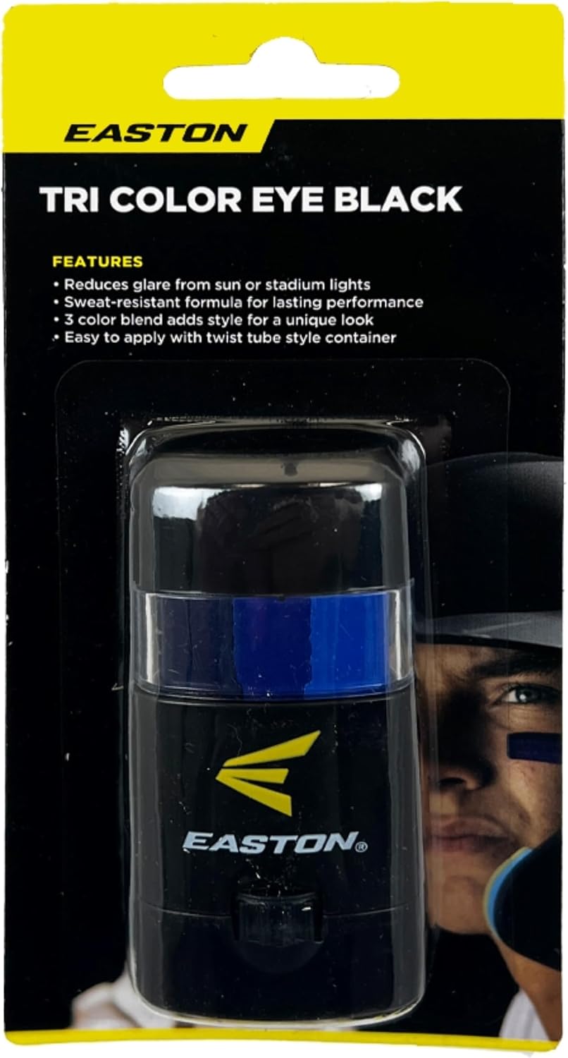 Tri-Color Eye Black Stick - Glare Reducing Performance for Athletes | Easton
