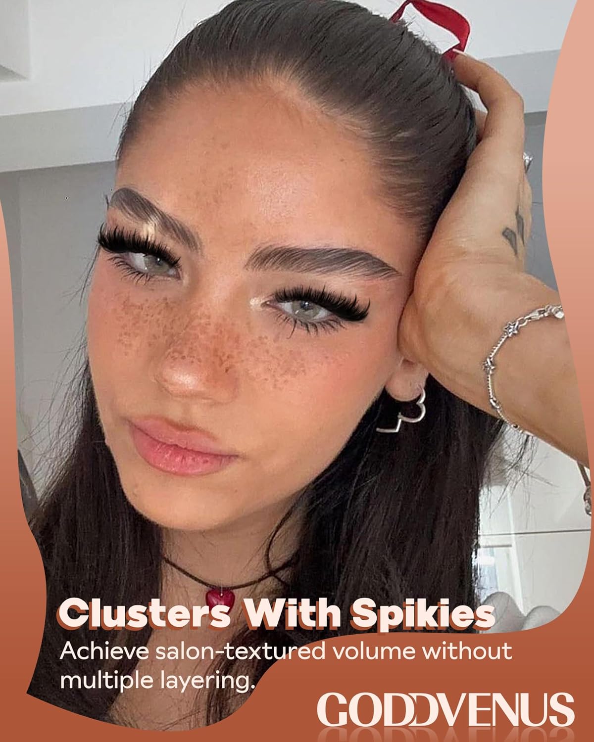 Manga Lash Clusters - Wispy Fluffy Anime Eyelash Extensions | Reusable Faux Mink, D Curve 12-18mm, 204 Pieces