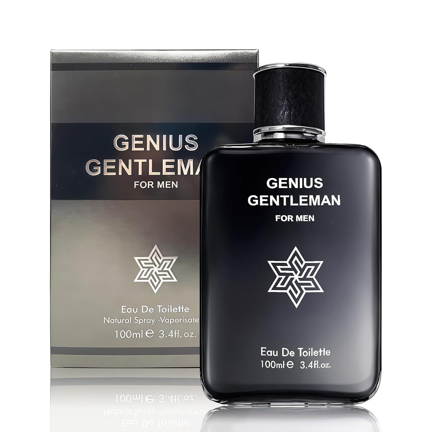 A CENTER Cologne for Men - 3.4 Fl Oz Alcohol-Free Eau de Toilette Spray | Bergamot, Amber & Vanilla Fragrance