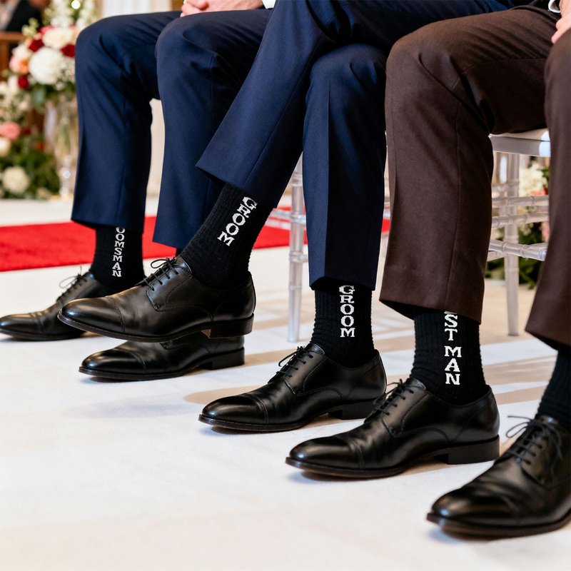 Stcylzfu 10 Pcs Groomsmen Gifts Funny Socks for Wedding Gifts Best Man from Groom