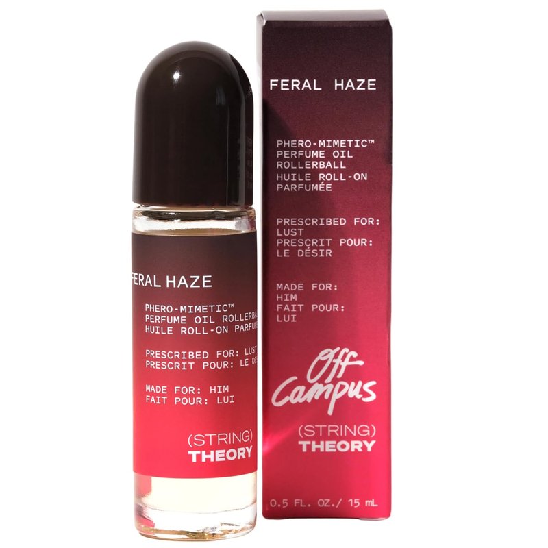 Men's Pheromone Roll-On Cologne Oil - Spicy & Smoky Vanilla Musk | Lasts 3 Hours