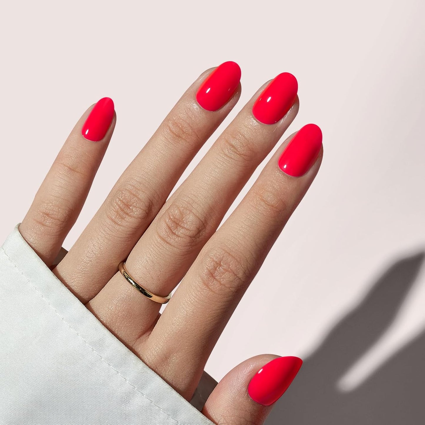 Press On Nails - Chrome Cat Eye Almond Design | 32 Piece Soft Gel Nail Kit in 16 Sizes
