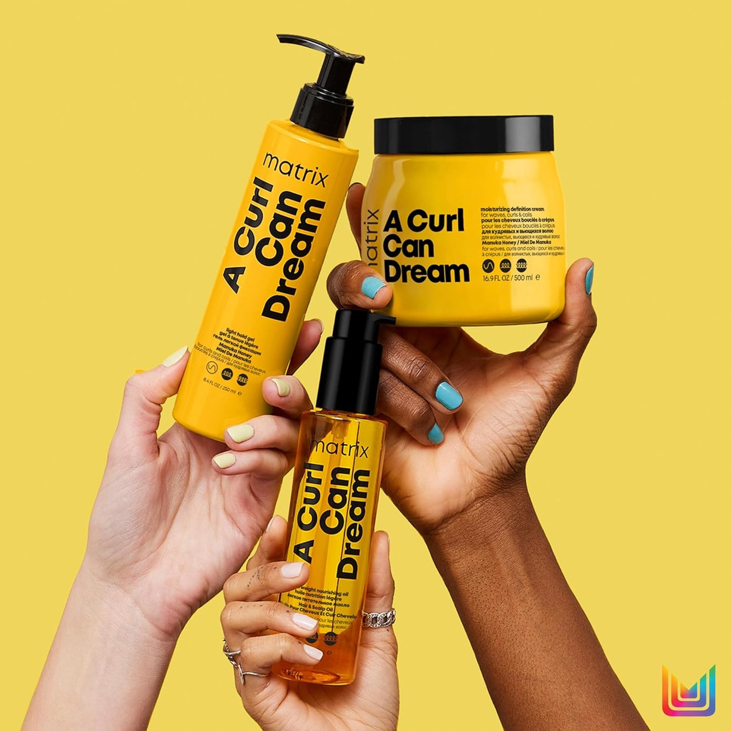 Matrix A Curl Can Dream Leave-In Cream | Moisturizing Curl Definition & Anti-Frizz Protection - 16.9 Fl Oz