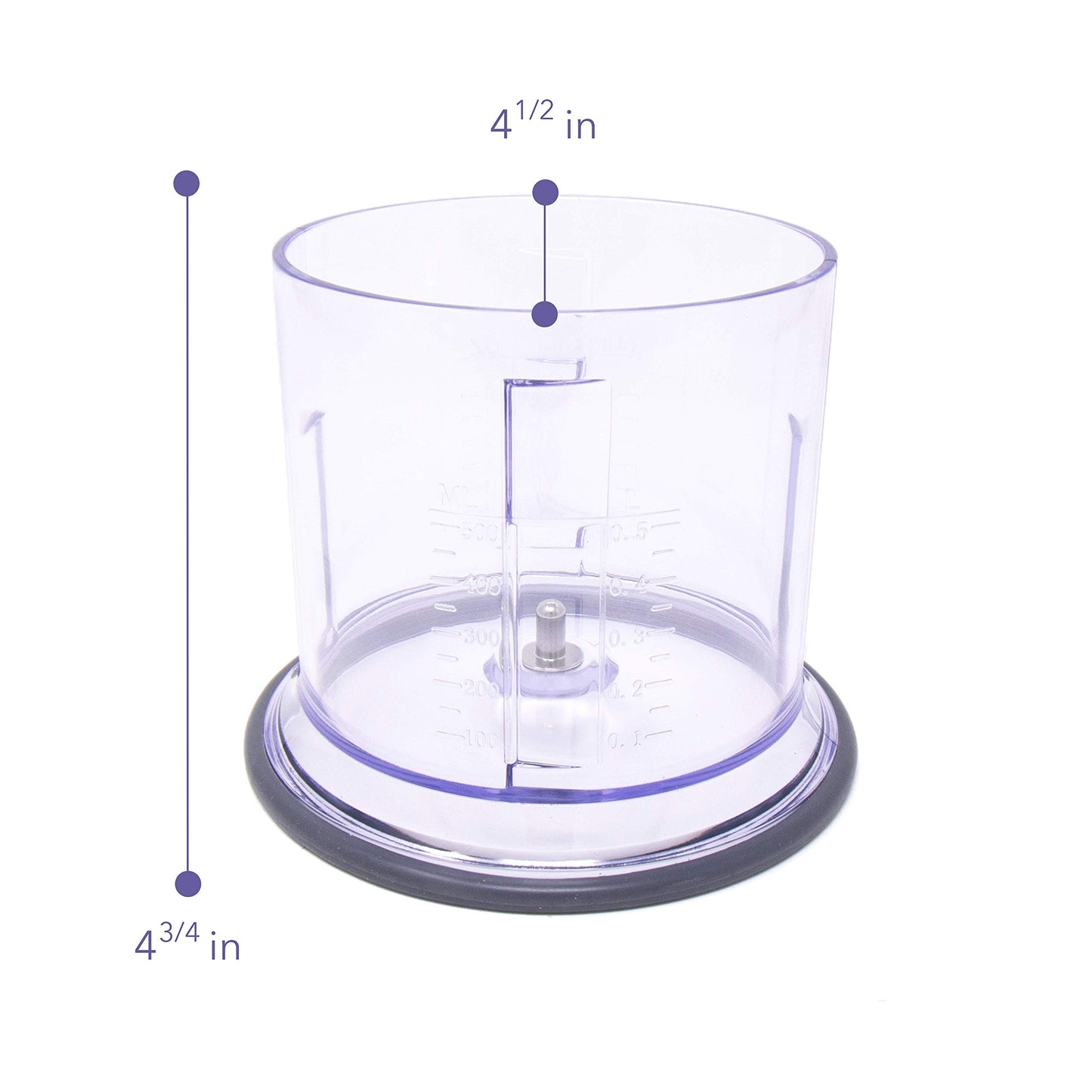 Blender Replacement Parts for Ninja Master Prep Qb900B - 16 oz Food Processor Bowl and Storage Lid