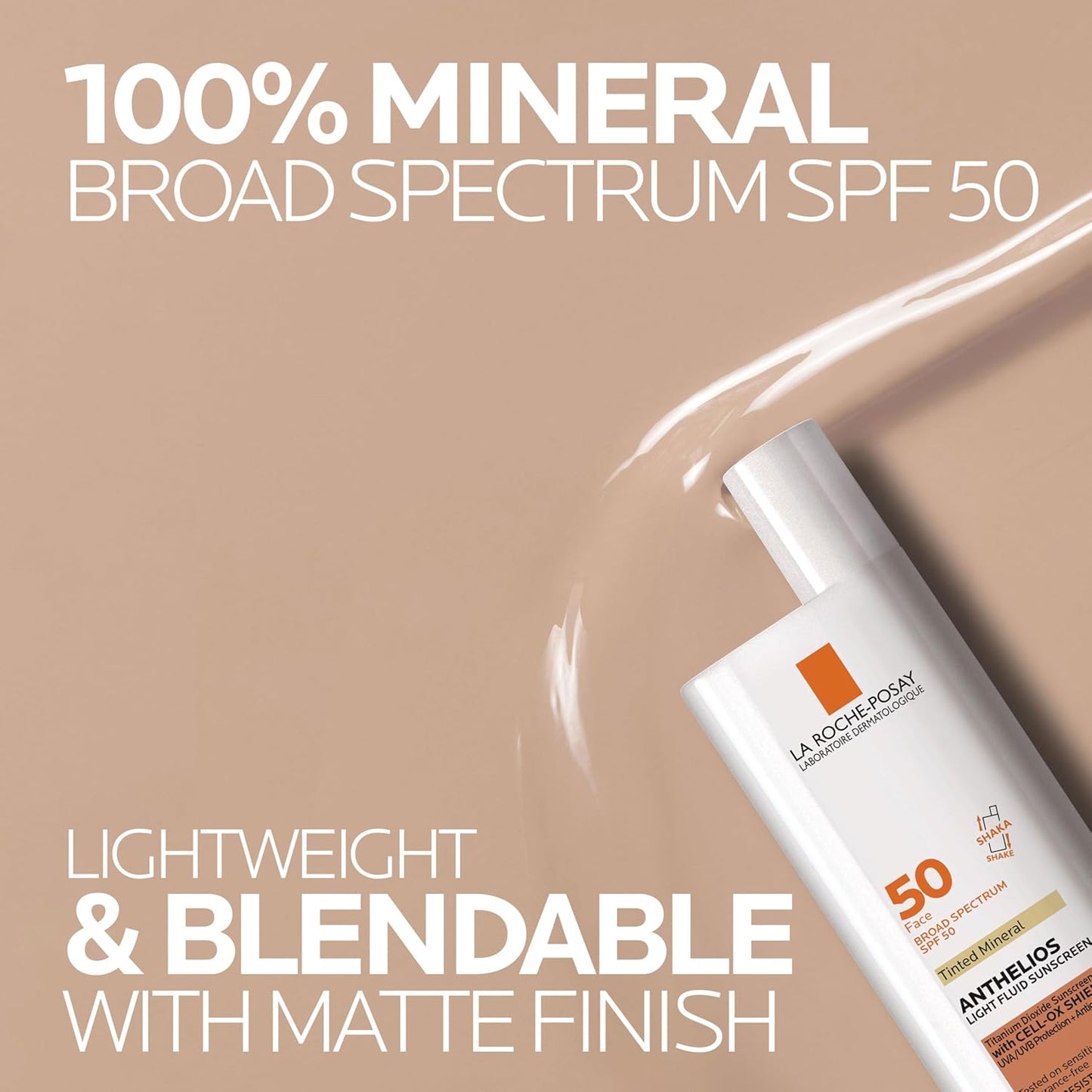 La Roche-Posay Anthelios Sunscreen SPF 40 - Ultra-Light Fluid, Oil-Free, Fast-Absorbing Face Protection