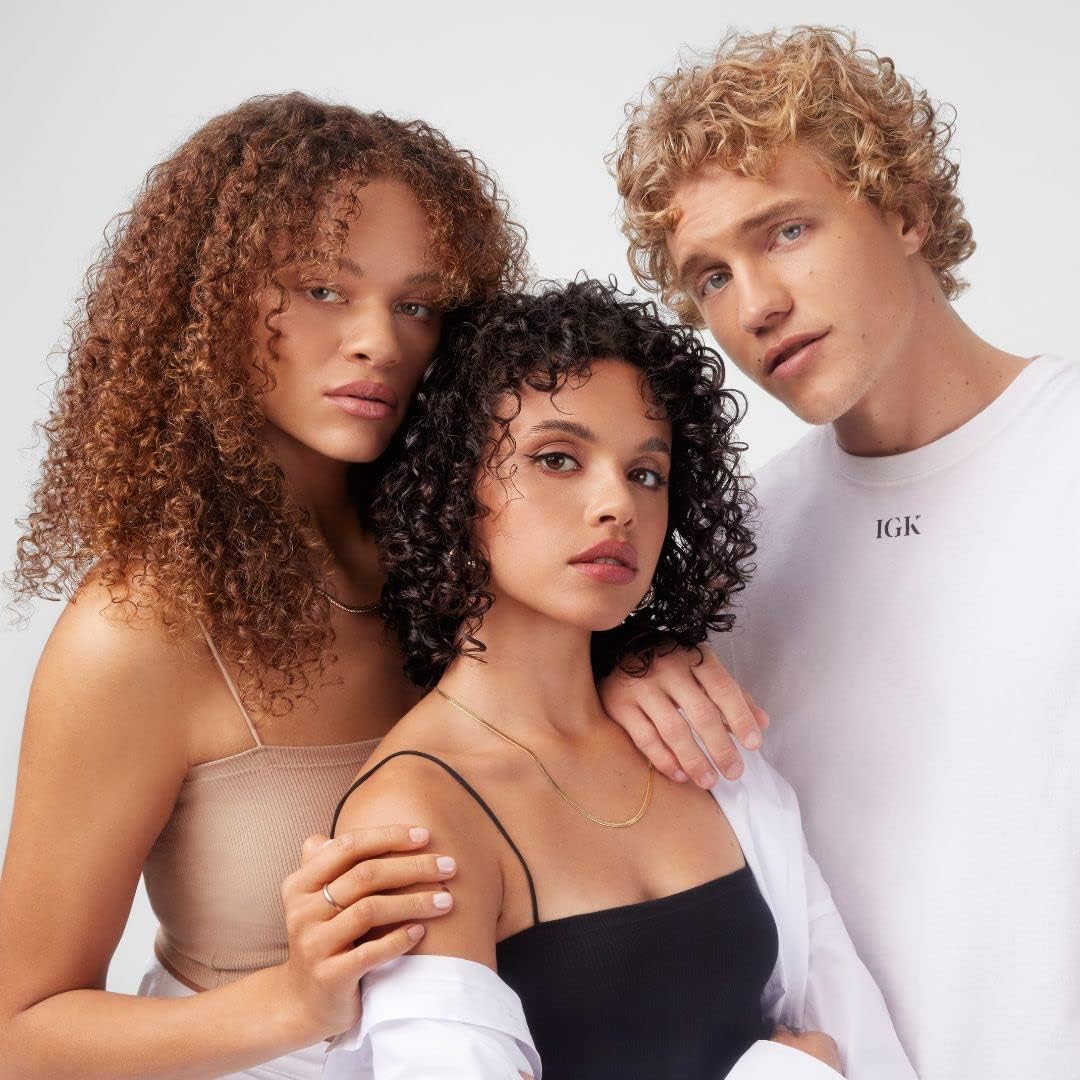 IGK Good Spin Curl Defining Gelee - Hydrating Frizz Control & Hold | Vegan | 4.75 Oz