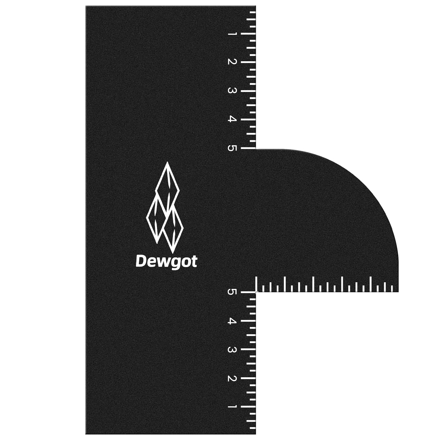 Dewgot Enhancement Card for Barbers with Measurement Indicators, Reusable Barber Hairline Shaping Tool and Color Spray Edge Line Up Tool (1PCS)