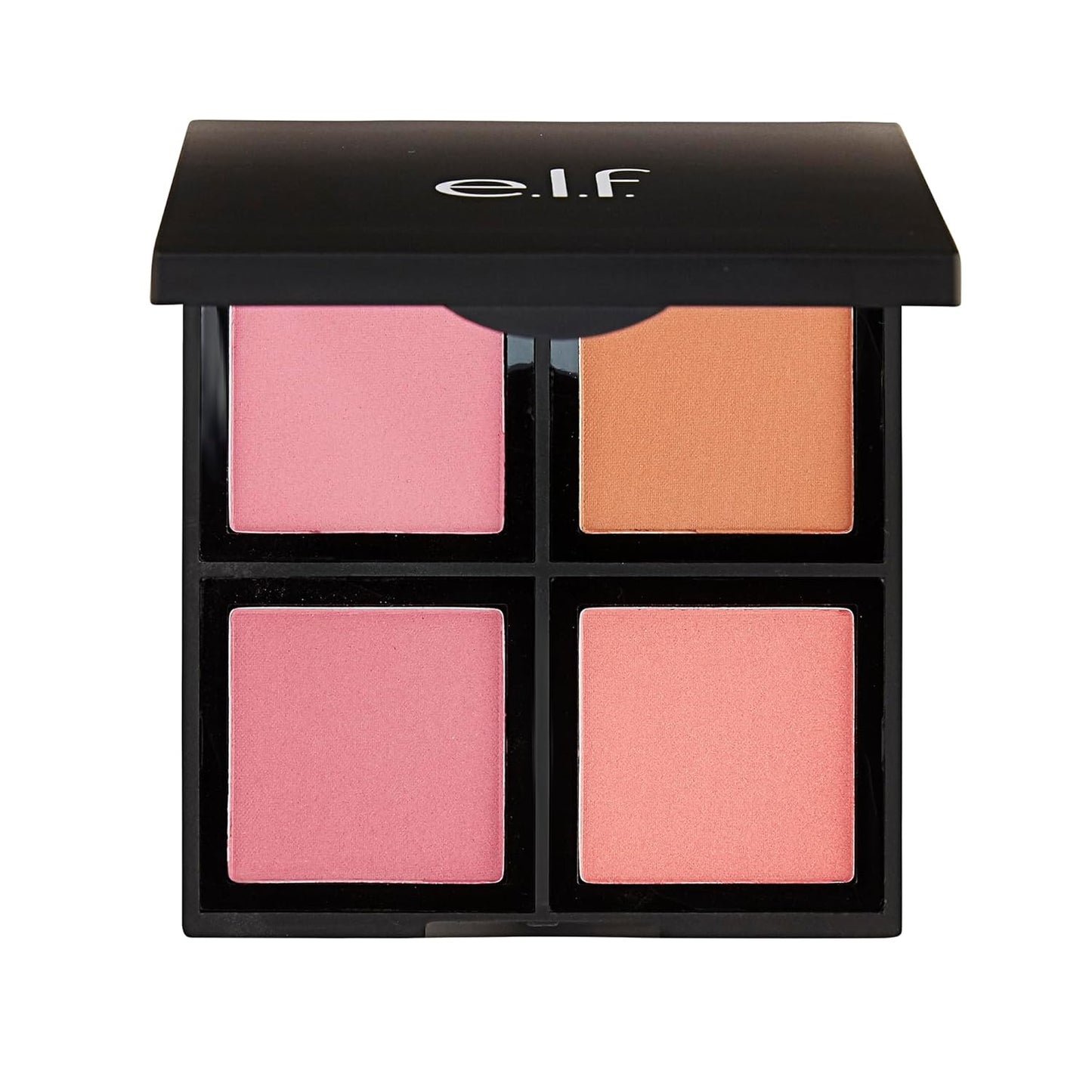 e.l.f. Cosmetics Powder Blush Palette - Four Long-Lasting Shades for a Flawless Finish | Light