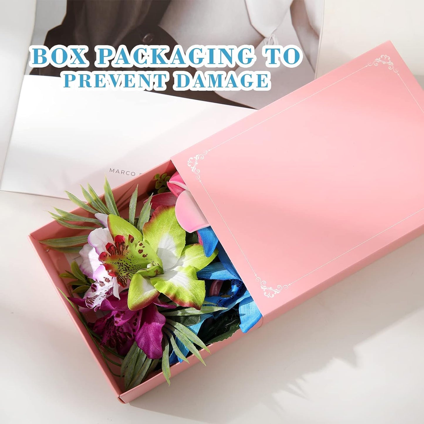 Hawaiian Flower Hair Clips - 3-Piece Set of Tropical Hair Pins | Artificial Floral Accessories in Blue, Pink, Purple