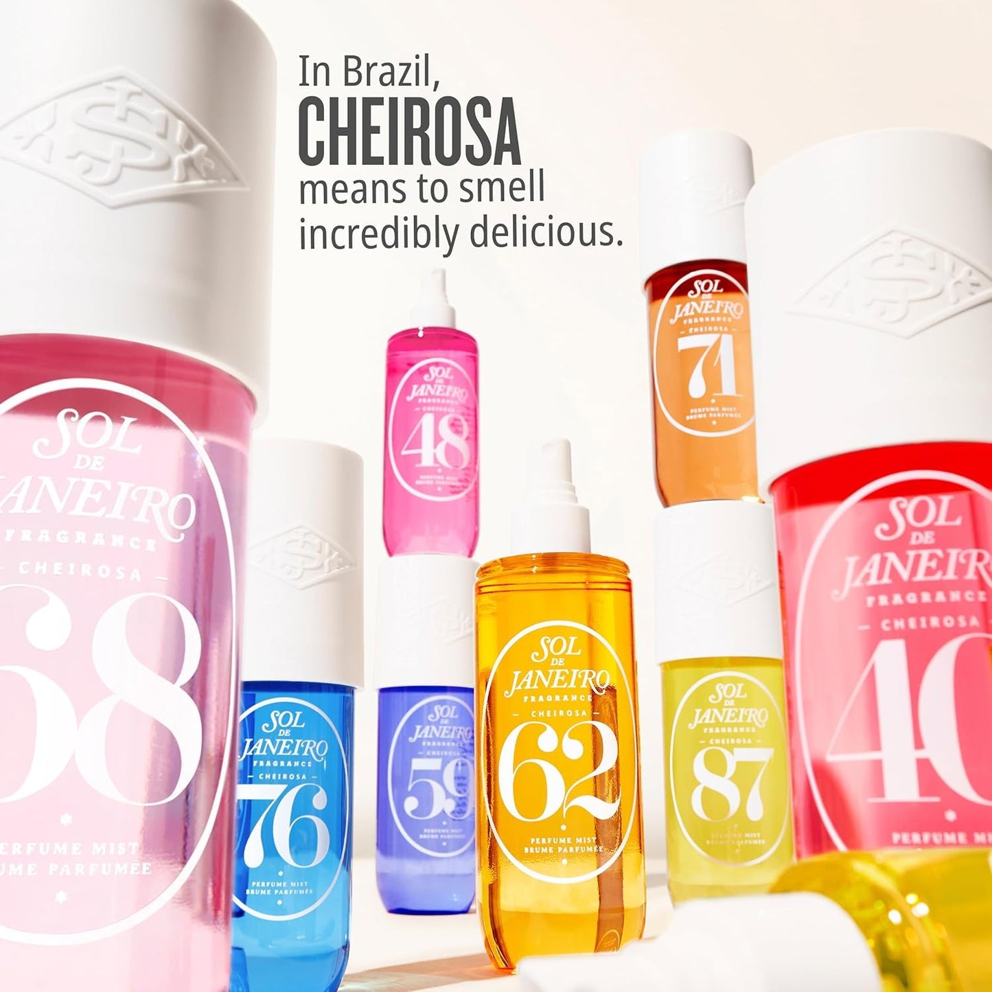 Sol de Janeiro Hair & Body Perfume Mist Bundle - 5 Cheirosa Fragrances (90ml Each) | 62, 59, 68, 40, 48
