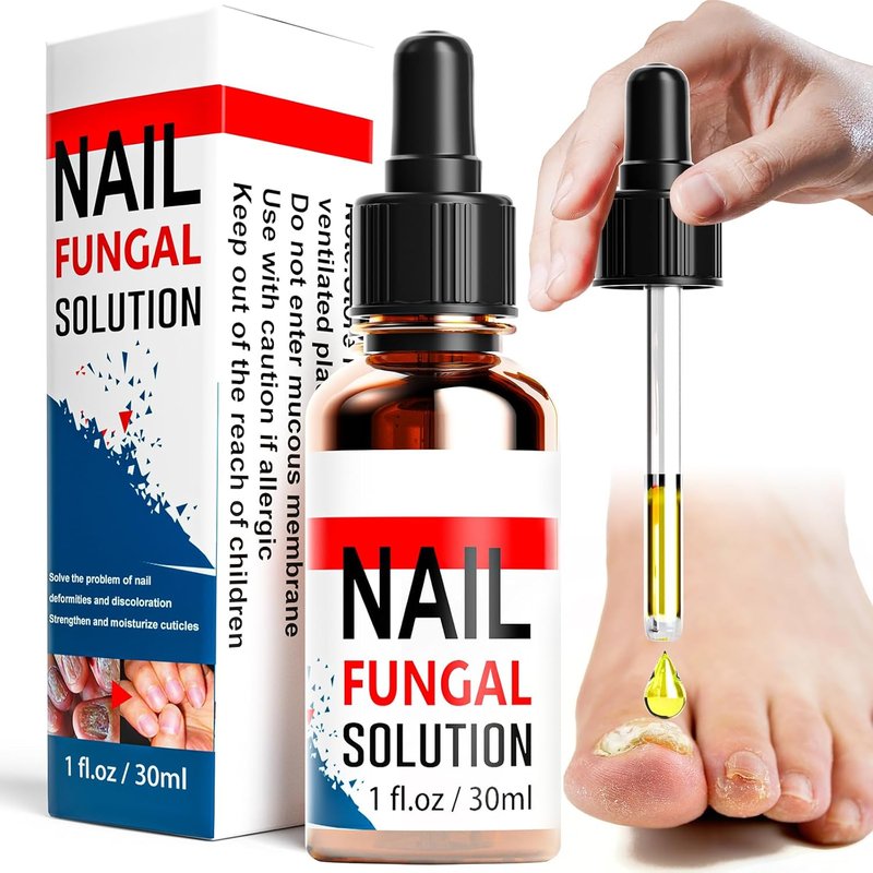 Toenail Fungus Treatment - Extra Strength 25% Undecylenic Acid | Gentle Plant-Based Formula, 1.01 Fl. Oz (Blue)