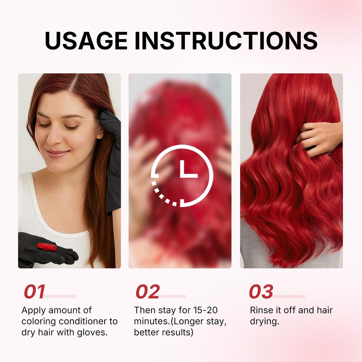 Color Depositing Conditioner - Red Hair Mask for Color-Treated Hair | Hydrates & Enhances Red Tones | 500ml (16.9 fl oz)