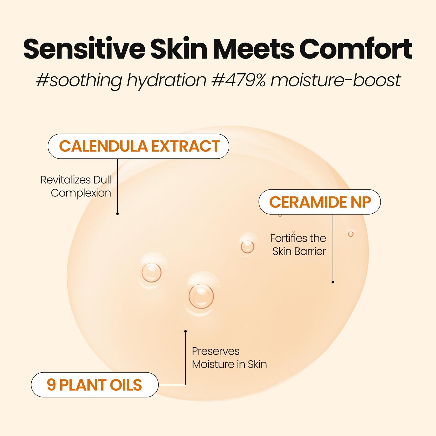 [K-Beauty] Calendula Biome Oil to Foam - All-in-One Korean Face Wash Oil-Based Foaming Facial Cleanser - Soothing & Moisturizing Care - Gentle Makeup Deep Cleansing Oil for Dry Skin Types 3.88 fl oz