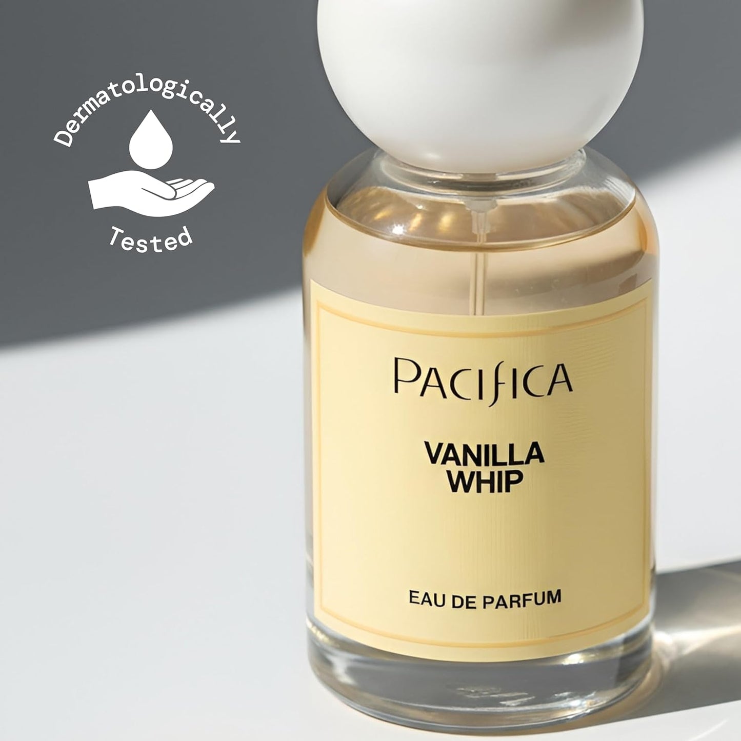 Pacifica Vanilla Whip Eau de Parfum - Sweet Gourmand Women's Fragrance | Long-Lasting Warm Sugar Almond Scent | Vegan & Cruelty-Free 1oz