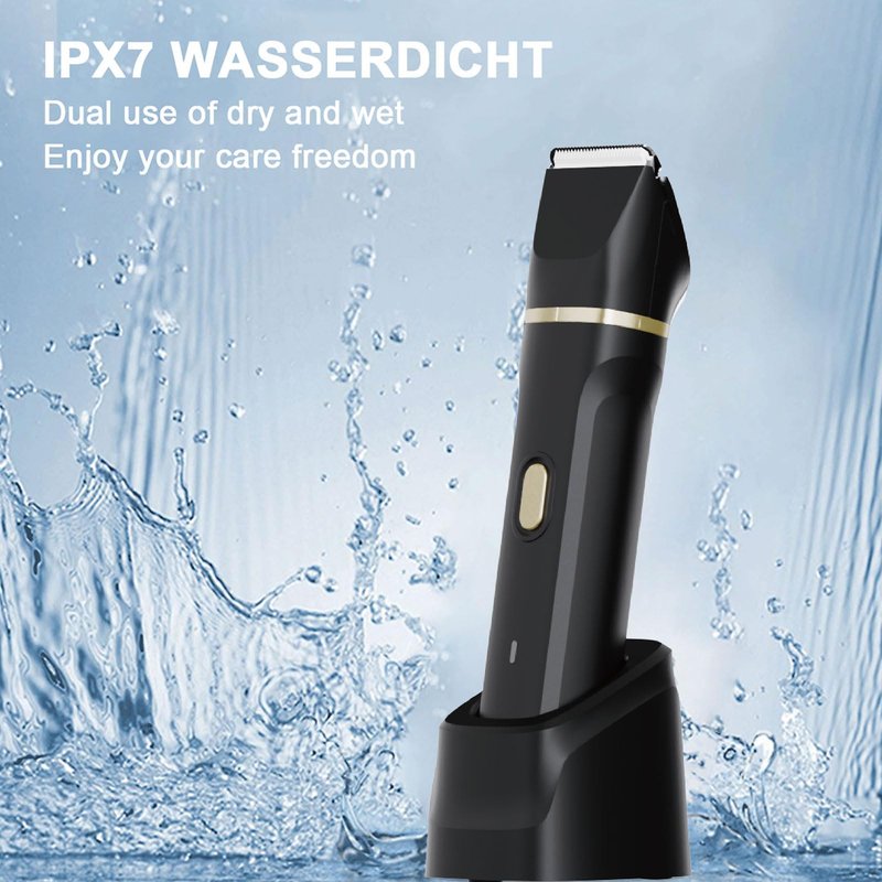 ele ELEOPTION Electric Razors for Women 5-in-1 Waterproof Wet Dry Electric Shaver with USB Charge Dock, Legs Hair Remover, Body Shaver, Beard Bikini Trimmer, Black
