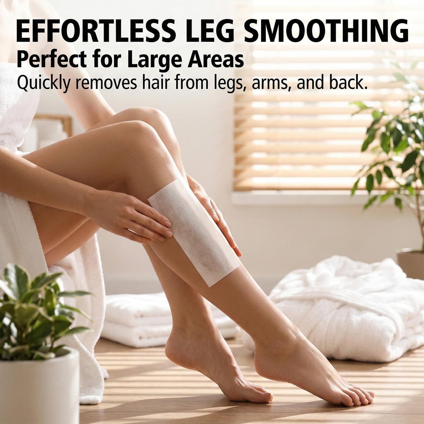 350 Wax Strips for Hair Removal - Non-Woven Fleece Waxing Strips,Skin-Friendly Tear-Resistant for Leg,Chest,Back,Face,Intimate Area - Waxing Kit for Women, Body Wax Strips (7.8" x 2.7",3.9" x 1.6")