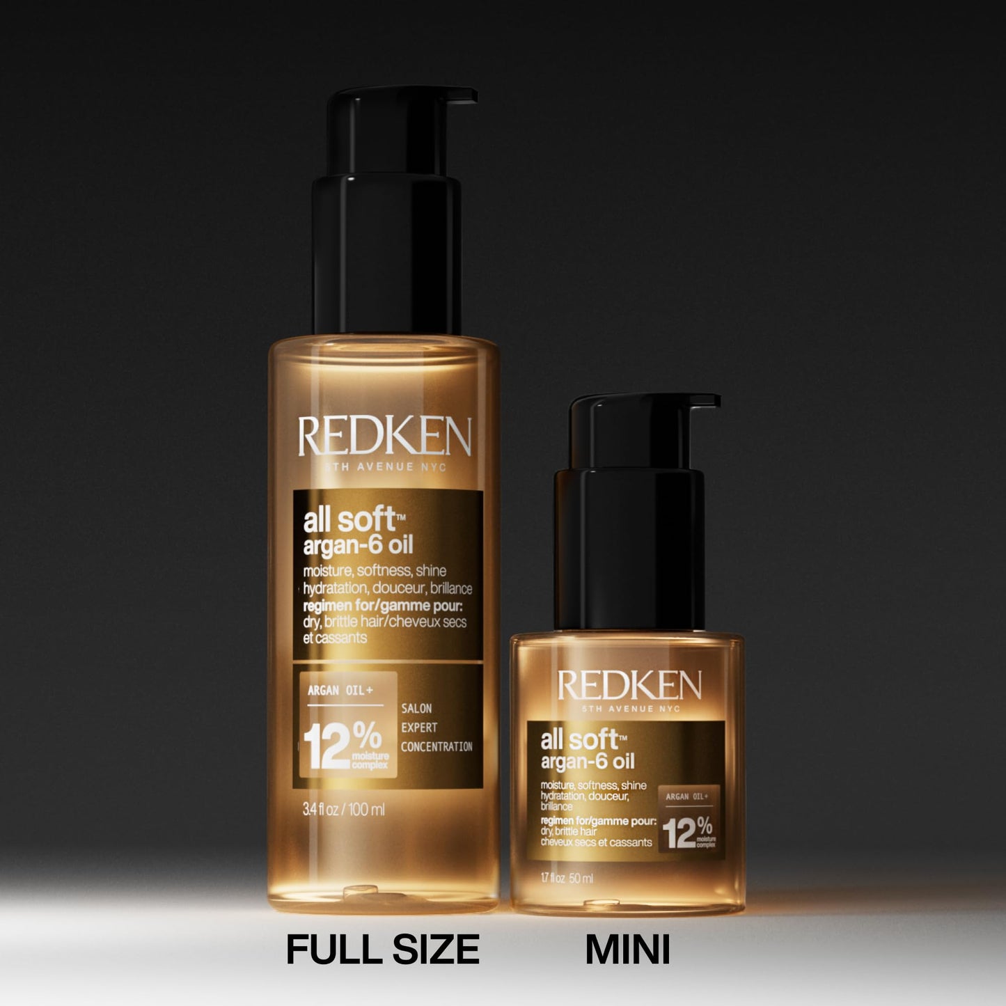Redken All Soft Argan-6 Hair Oil – For Softness & Shine