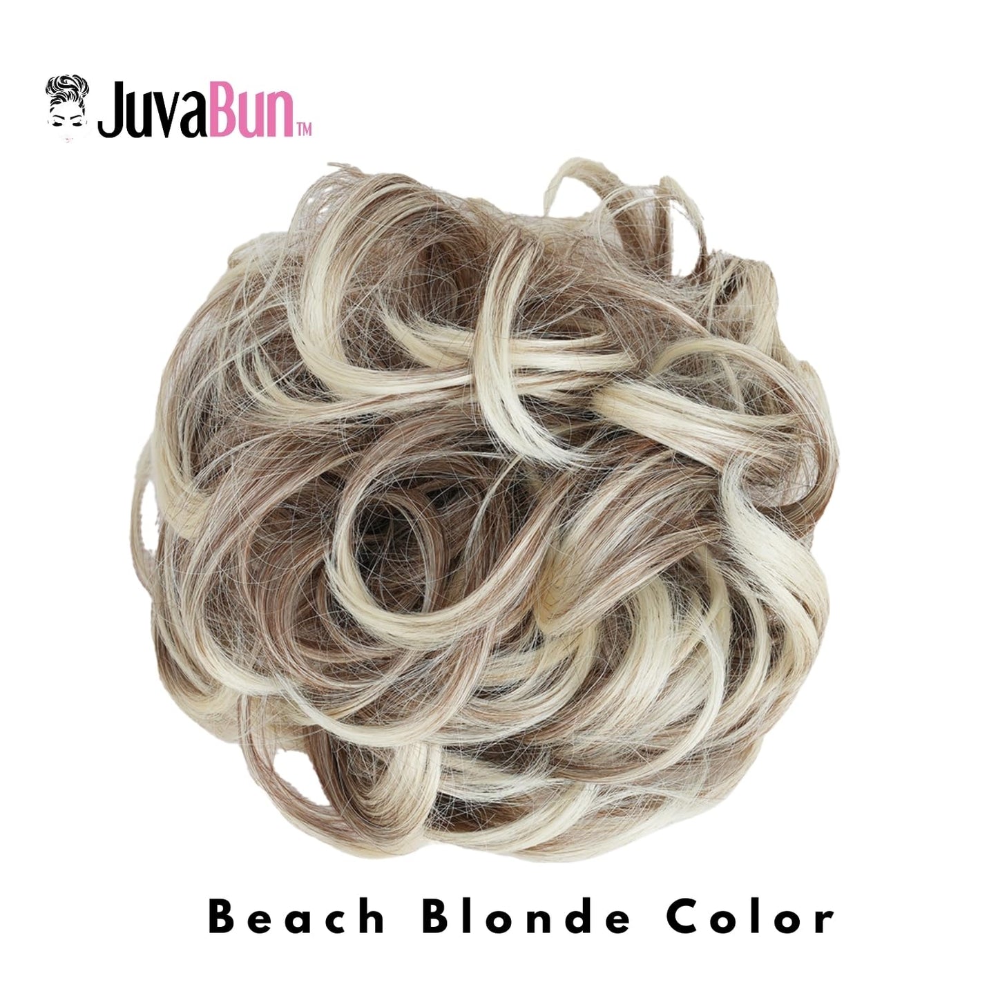 Messy Bun Hair Extension - Beach Blonde Human Hair Updo | Lightweight & Secure for Weddings, Parties, Everyday Wear