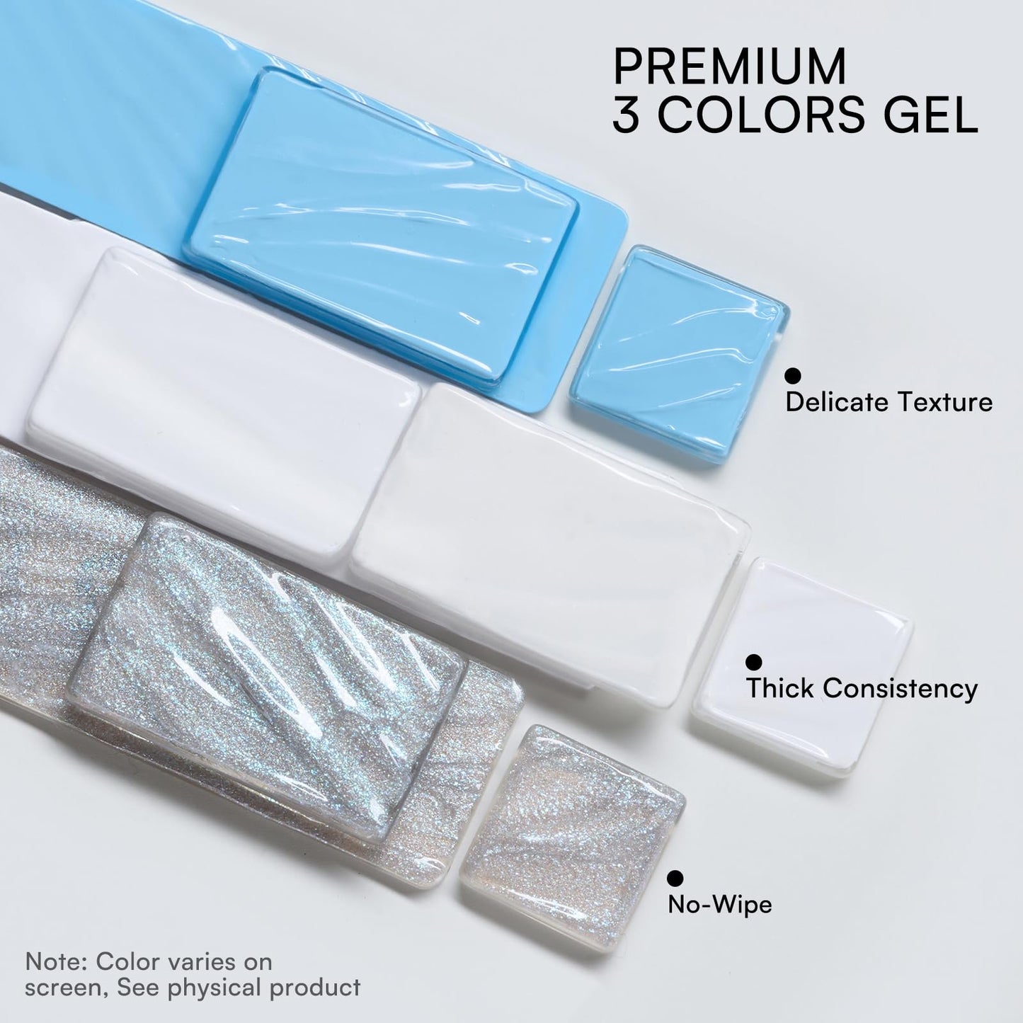 Makartt ColorPot 5-in-1 Nail Art Gel 3 Colors for DIY Nail at Home Salon