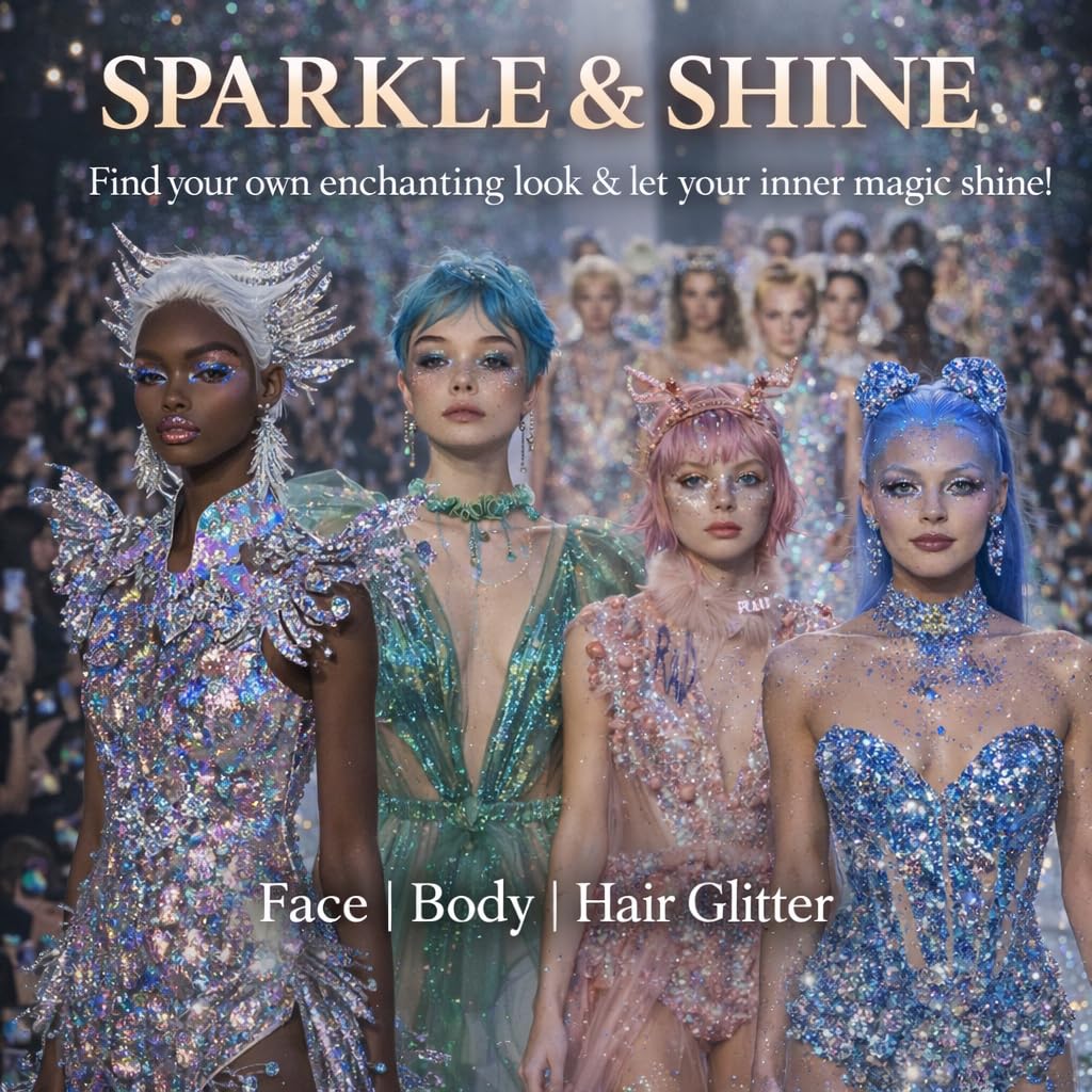 Patriotic Red White and Blue Face Hair Glitter Gel, 4th of July Accessories 100ml Sparkling Hair Body Glitter for Women Kids Makeup World Cup Team USA Independence Day Celebration(USA+USA)