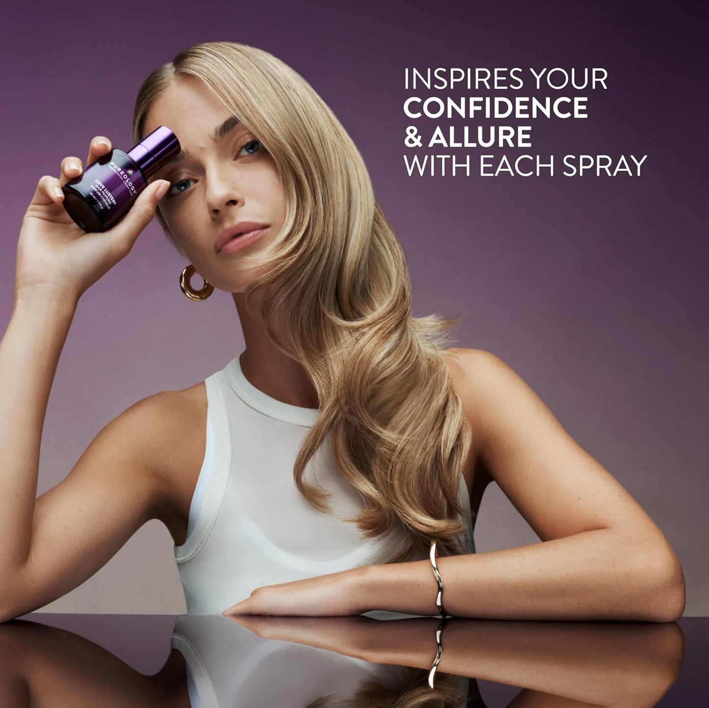 Pureology Love Luster Hair Perfume - Hydrating Mist with Vanilla & Peony | Color Safe, No Drying Alcohols