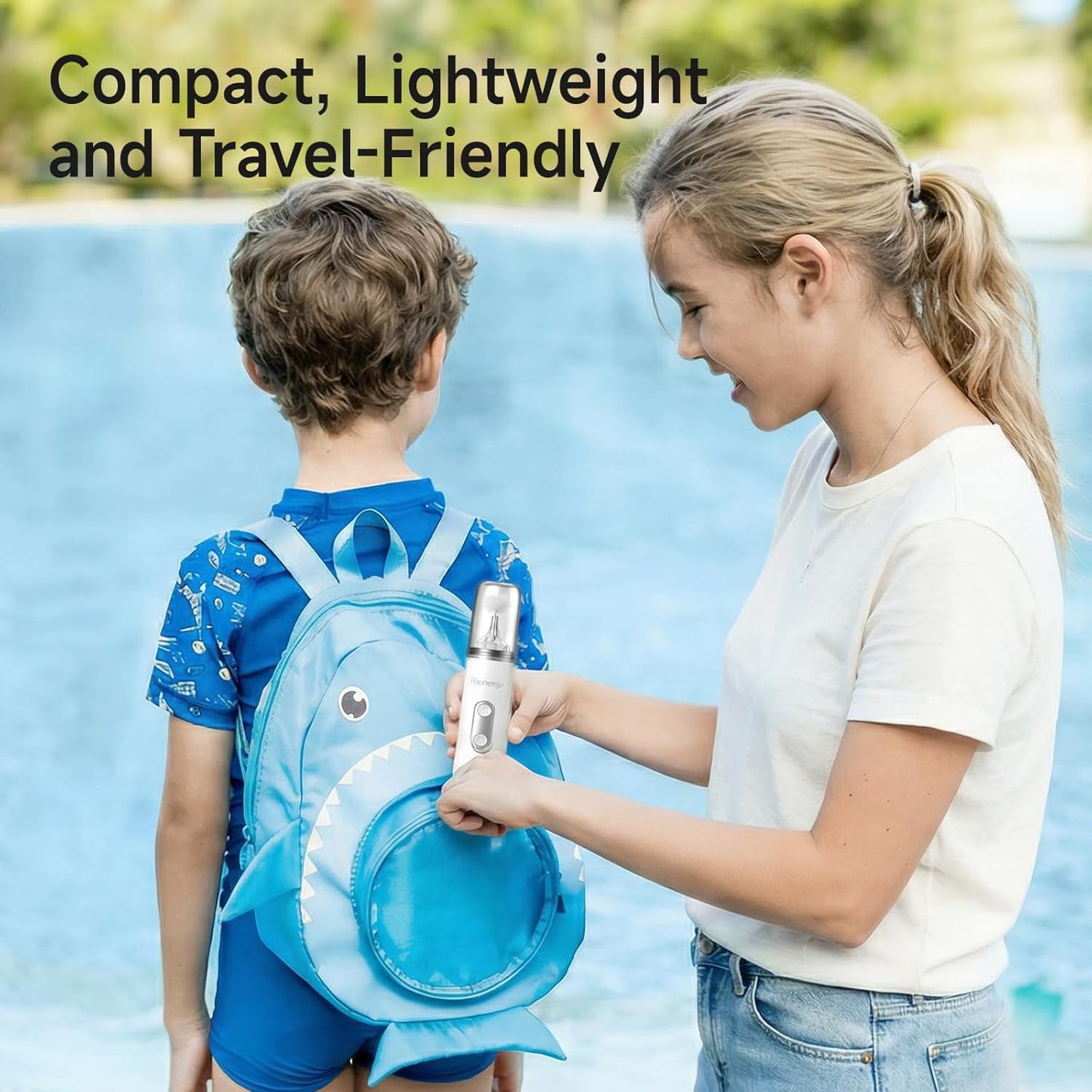 Rechargeable Ear Dryer | Electric Water Drying Aid with Red Light Therapy & 3 Airflow Modes for Swimmers & Hearing Aids