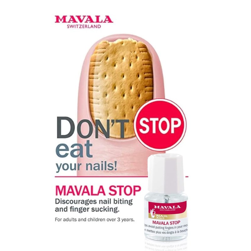 Mavala Stop Deterrent Nail Polish Treatment - Bitter Taste Nail Care for Kids | Easy Application | 0.17 oz