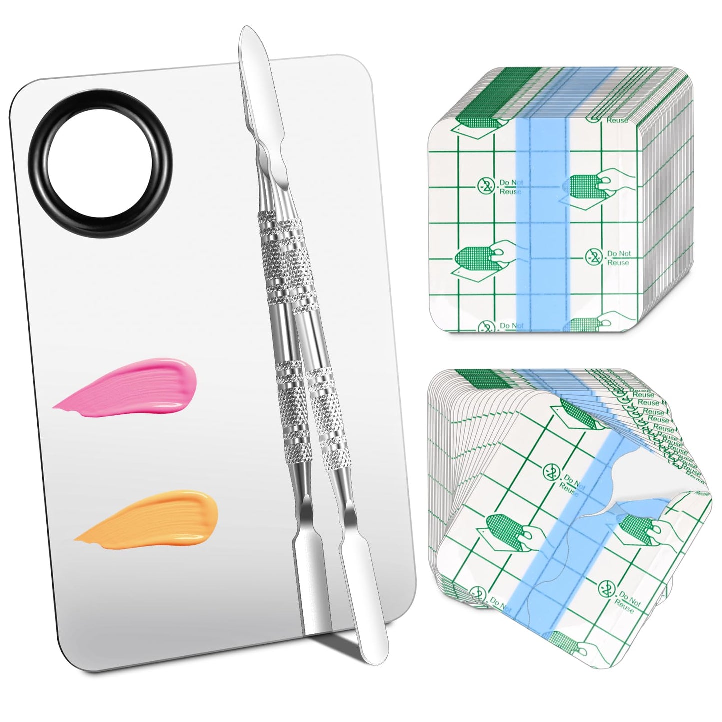 Makeup Mixing Palette, Makeup Hand Palette Single Use Makeup Mixing Tray