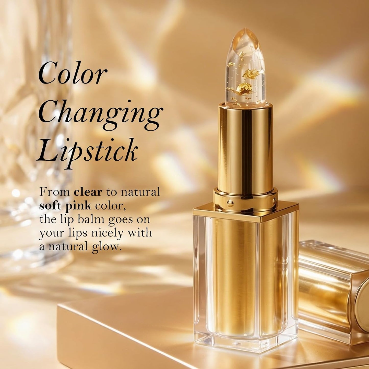 Color Changing Lipstick - PH Adjusting Hydrating Lip Balm | Long Lasting Glossy Shine - 2PCS