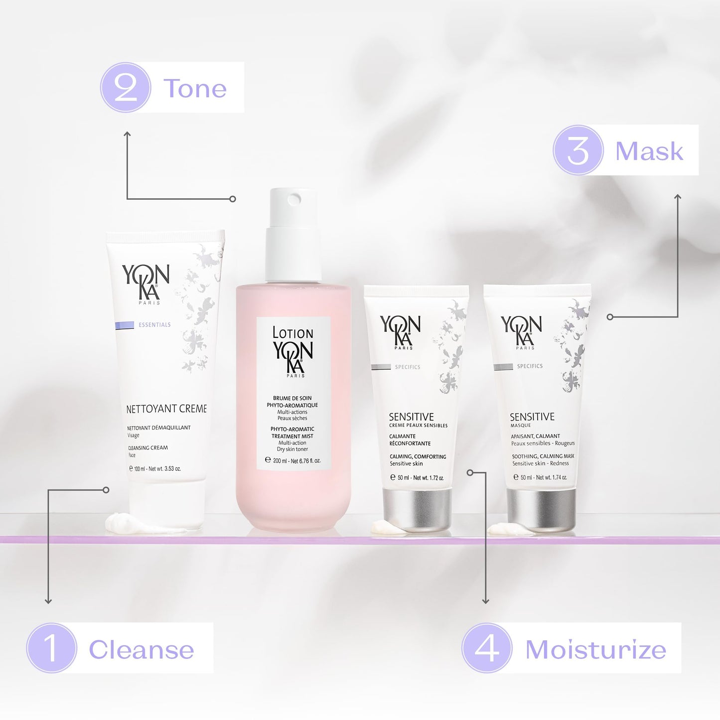 Yonka Nettoyant Creme, Cleansing Makeup Remover, 3.53 oz