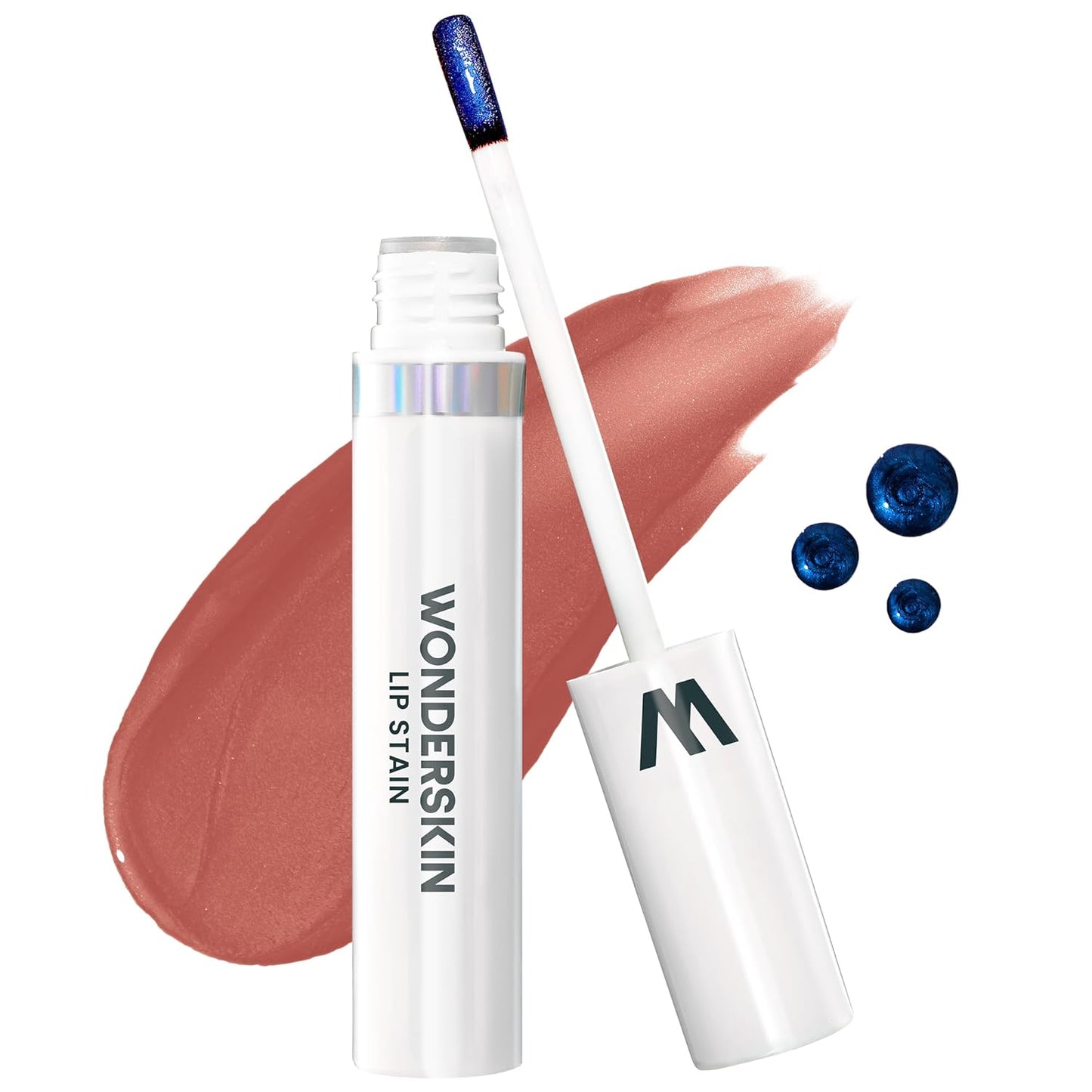 Wonder Blading Lip Stain - Long Lasting Waterproof Brown Tint | Matte Finish Peel Off Makeup (Demure Masque)