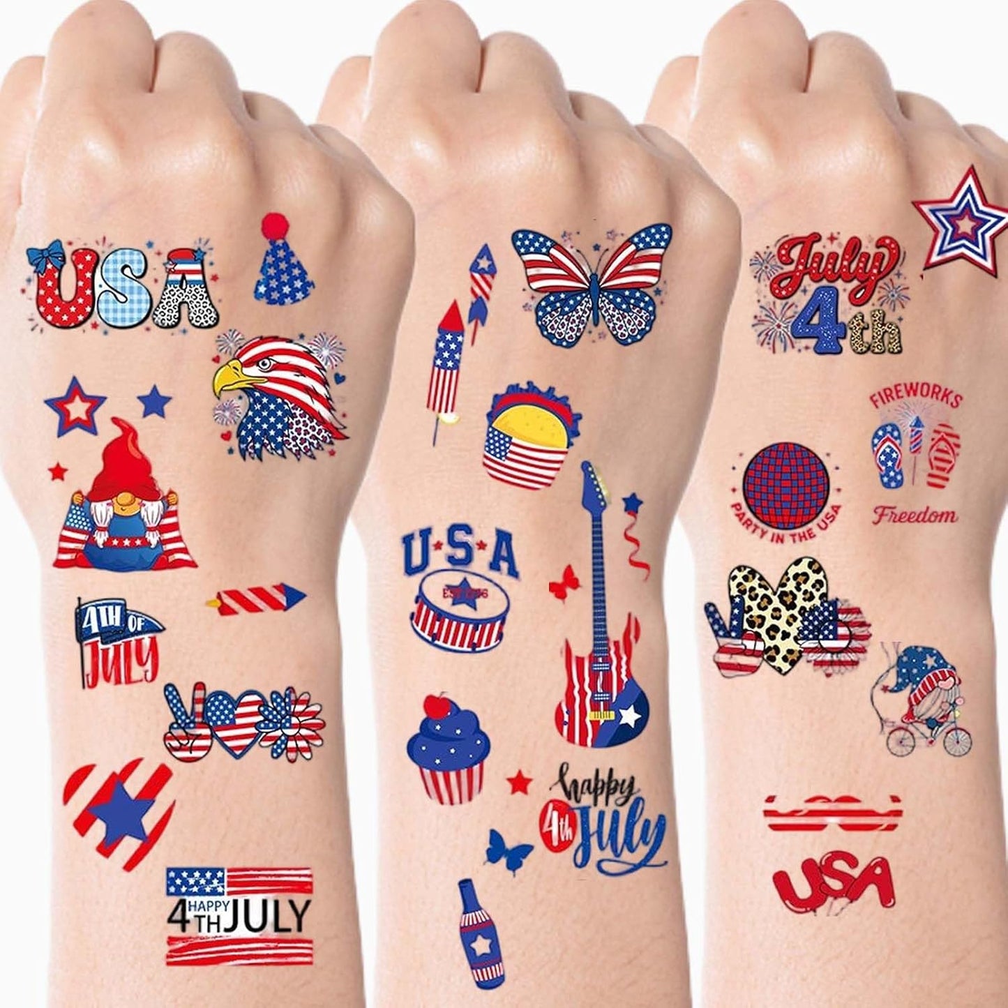 Soccer Temporary Tattoos - Waterproof Cartoon Face Stickers | 6 Fun Styles for Party Makeup