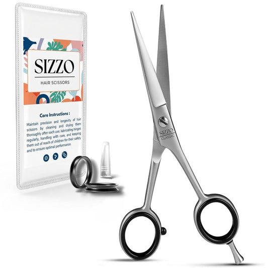 Hair Cutting Scissors 6.5" Hair Scissors, Ideal for Professional Barbers, Men, Women, and Hair Stylists, tijeras de peluqueria by SIZZO | G-MAT DULL