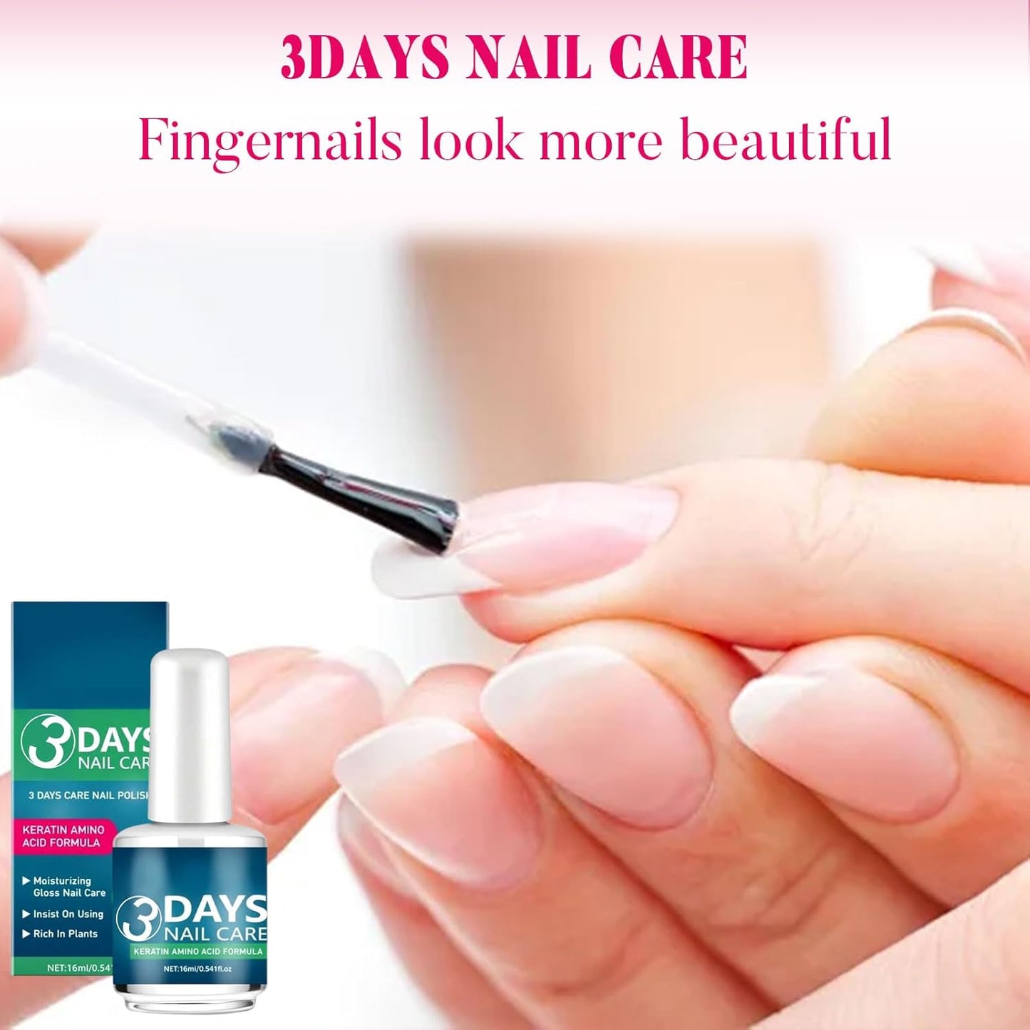 Nail Care Oil with Keratin - Fast Strengthening & Hydrating Formula for Weak, Fragile Nails | 1 oz
