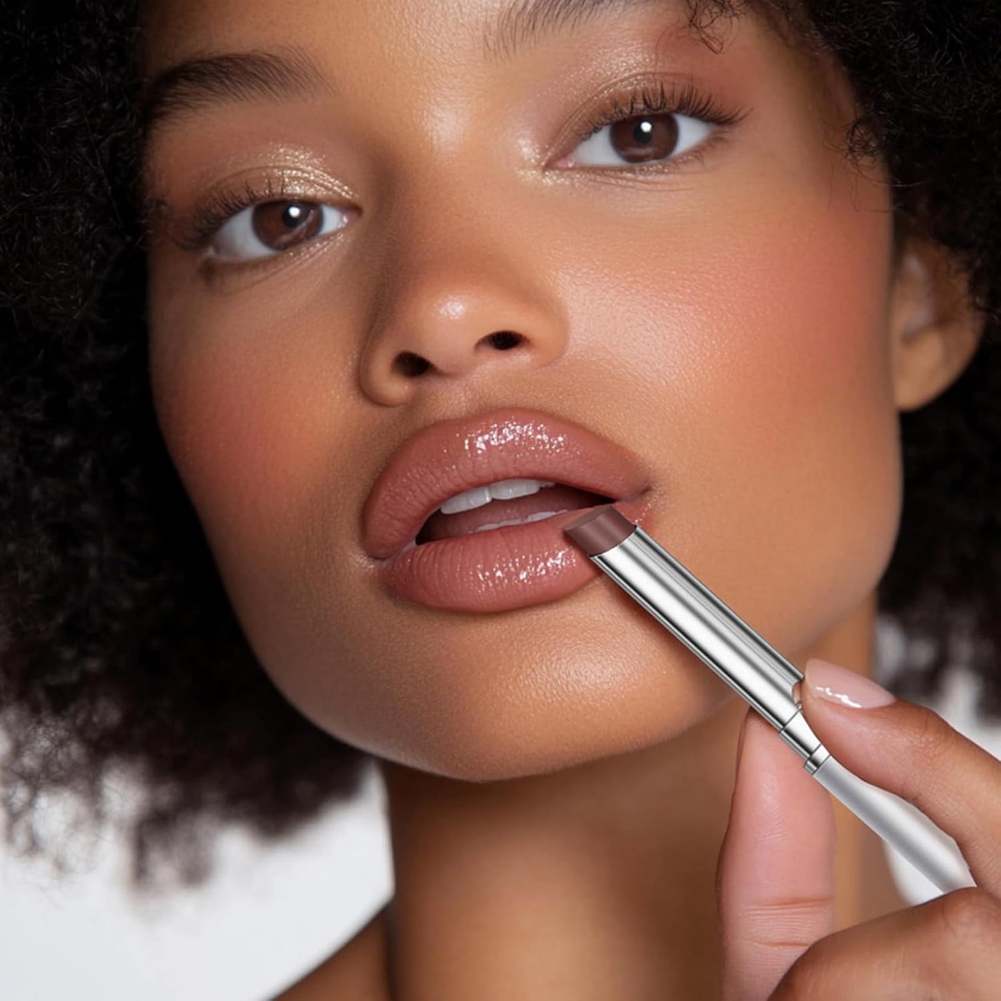 Honey Lipstick Tinted Lip Balm - Sheer Hydrating Color for All Skin Tones | Moisturizing Black Cherry Tint (Nude Honey)