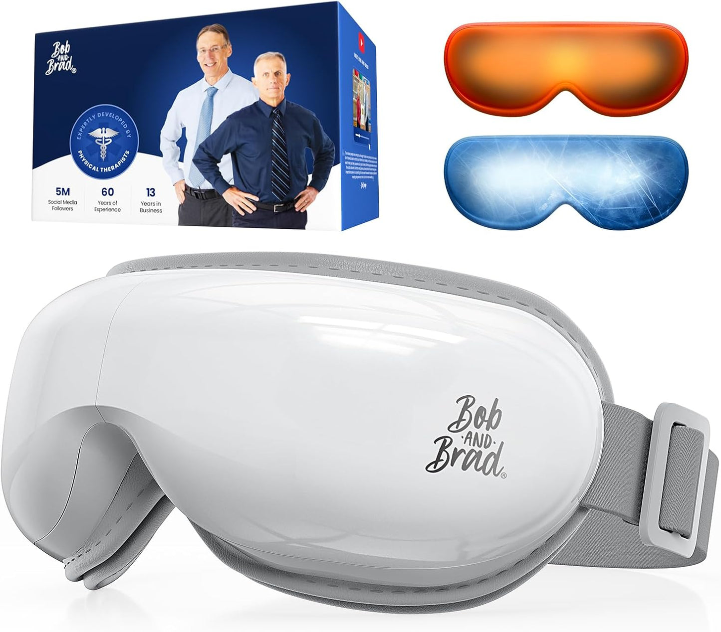 Eye Massager with Heat & Cooling | EyeOasis 3 Heated Mask for Dry Eyes, Migraines & Headaches Relief - FSA-HSA Eligible