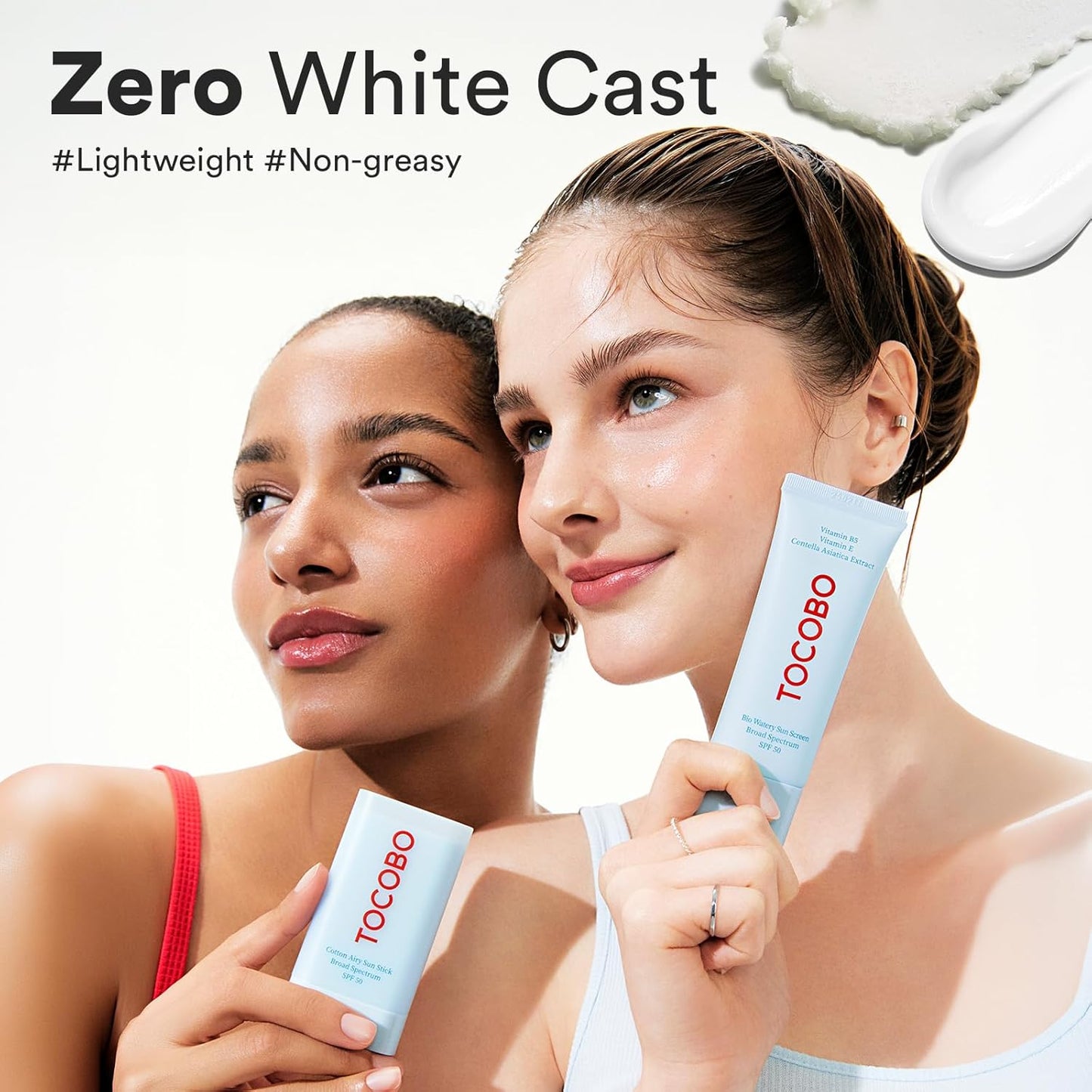 Korean Suncare Dual UV Set - Cotton Airy Sunstick & Bio Watery Suncream Pack | SPF Protection